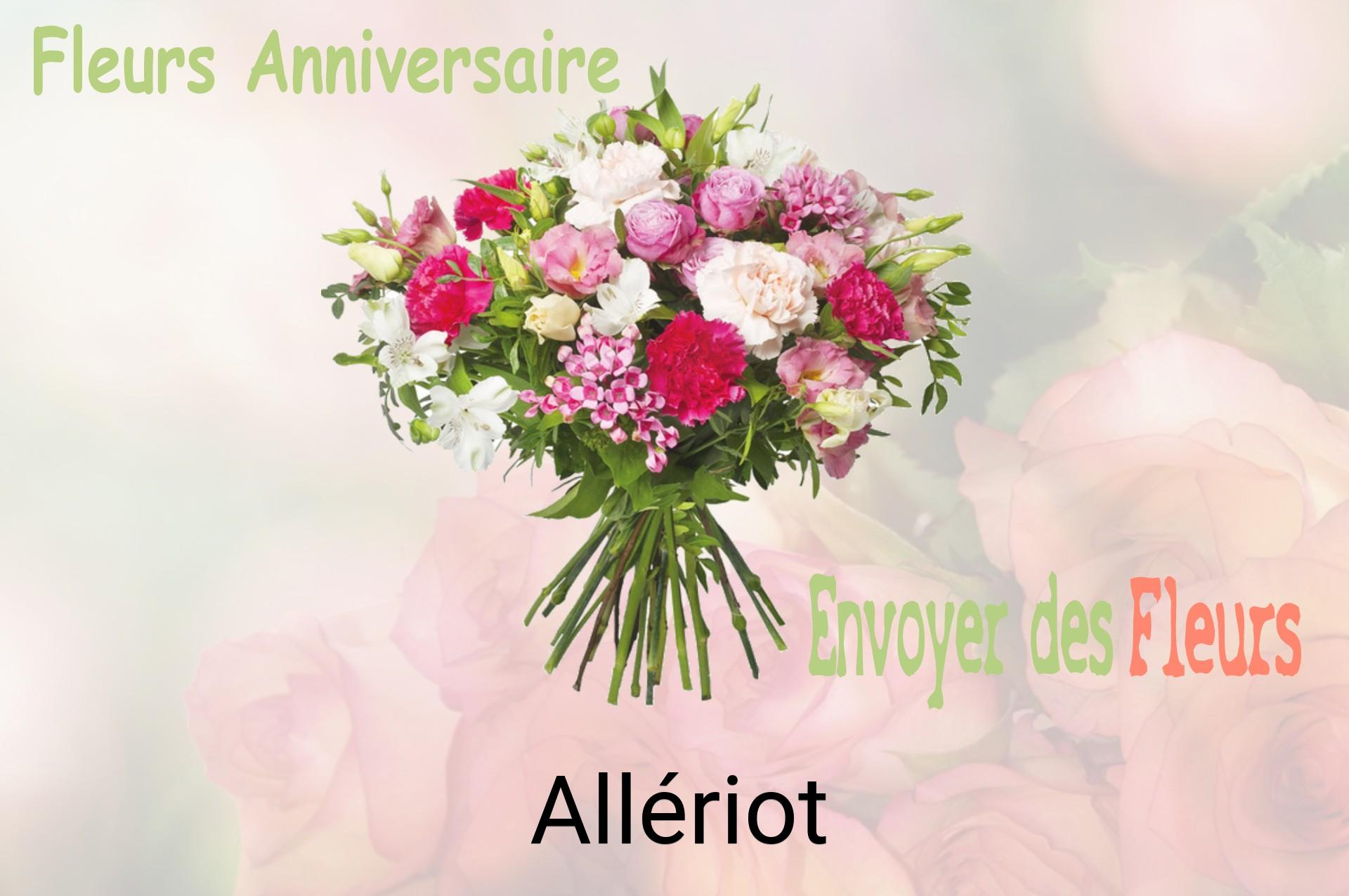 Bouquet de fleurs d’anniversaire livré à Allériot
